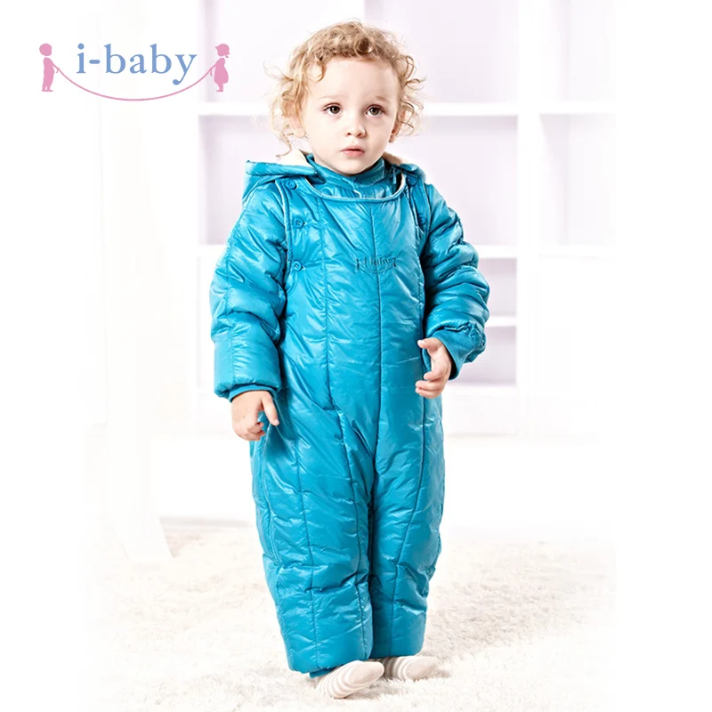 Детский комбинезон с капюшоном i-baby Одежда для новорожденных 100% хлопок
