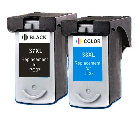 4 шт. отличные чернильные картриджи для замены Canon PG37 CL38 PG-37 IP1800 IP1900 MP210 MP220 MX300 MX310 |
