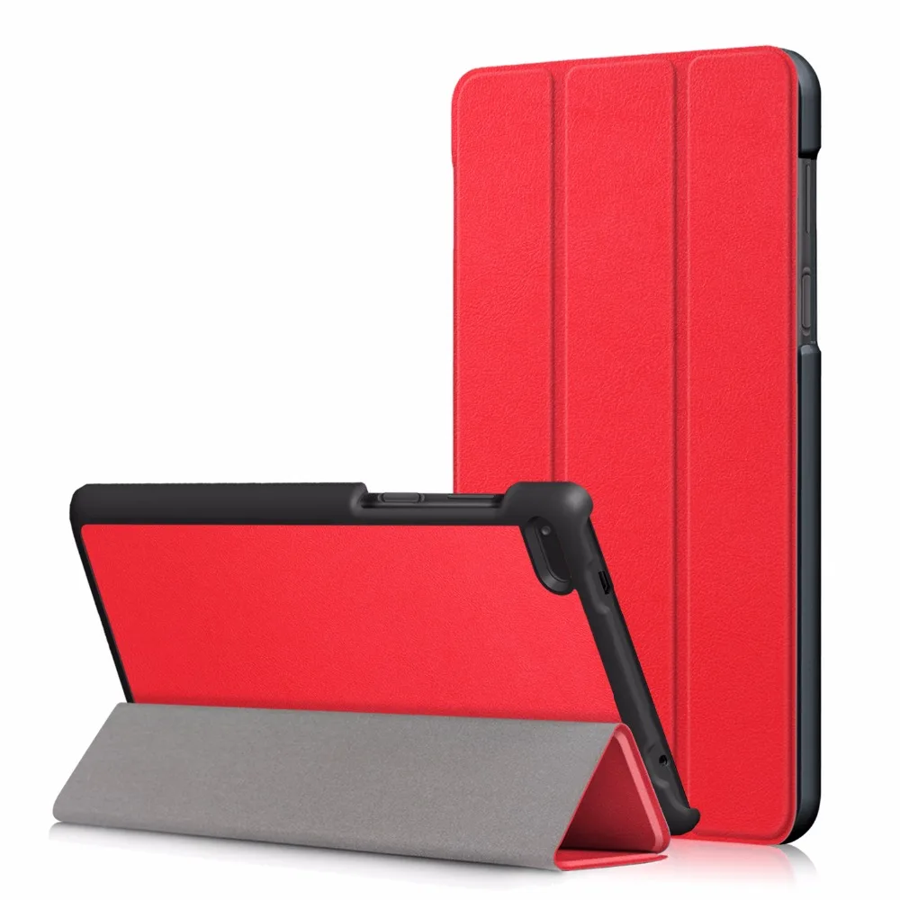 PU чехол КРЫШКА ДЛЯ lenovo Tab4 Tab 4 7 Essential TB7304 TB-7304F TB-7304I TB-7304X " Smart cover(выпуск)+ подарок