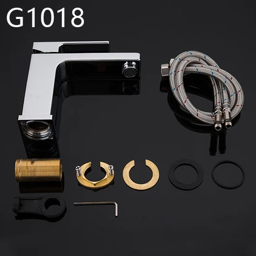 G1018 GAPPO смесители для раковины, смеситель для воды, кран для раковины в ванной, кран для раковины, водопад, латунь, хром, краны для ванной комнаты, torneira do banheiro - Цвет: G1018