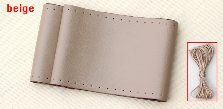 Бесплатная доставка Высокое качество Натуральная кожа Чехол рулевого колеса