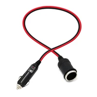 100w 1224v with indicator light car cigarette cigar lighter extension cable socket lead cord adapter