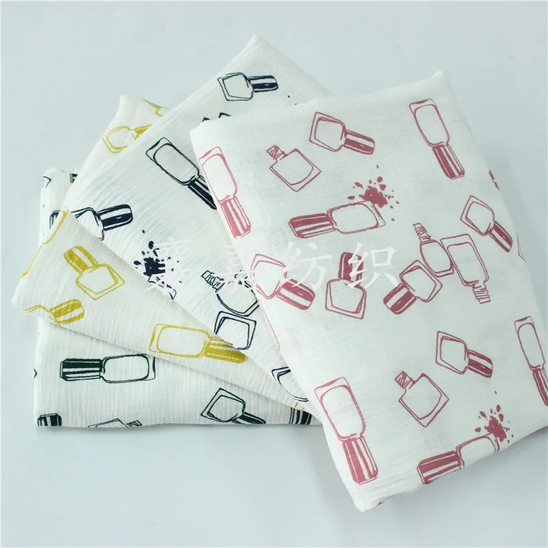 

Cotton Crepe Double-layer Bubble Yarn Fabric Children's Fabrics