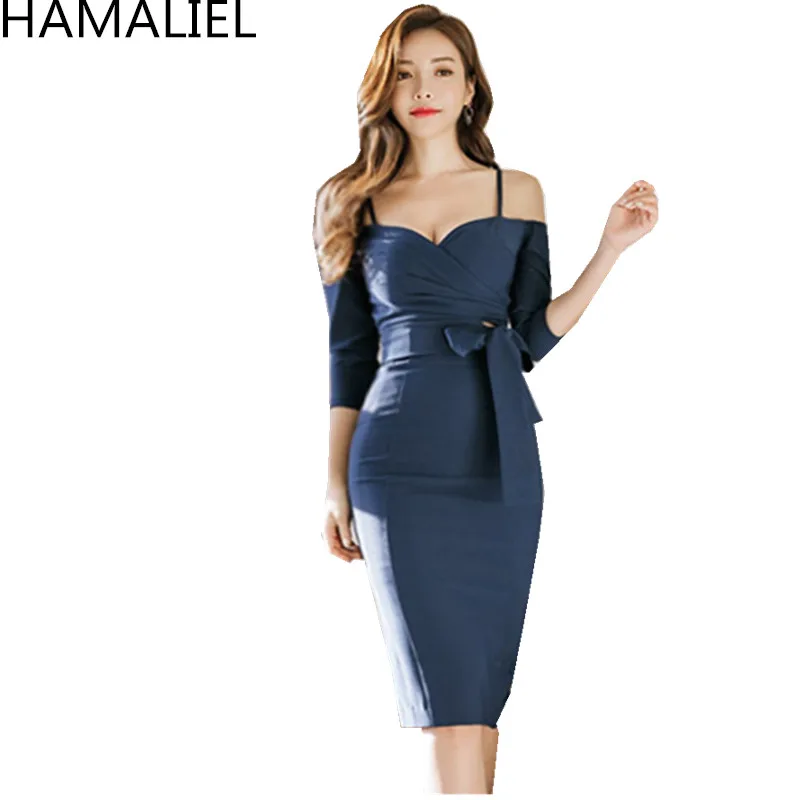 HAMALIEL/модный весенний комплект из 2 предметов для женщин 2018 сексуальный с бретель