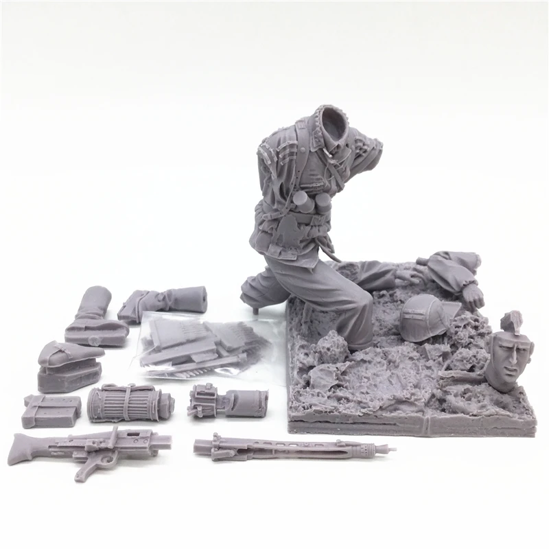1/16 фигурки солдат Второй мировой войны, Нормандия, 140 г