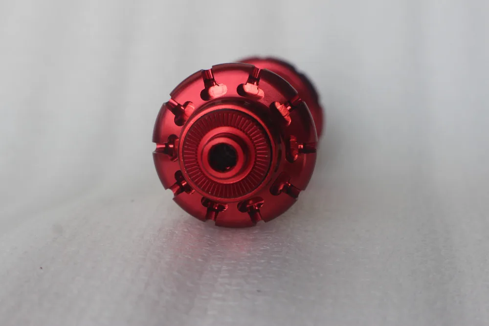 20 Holes Powerway R39 straight pull road bicycle front Hub Black Red 20H Super Light 70g 4 sealed bearings 20holes 100mm O.L.D. | Спорт и