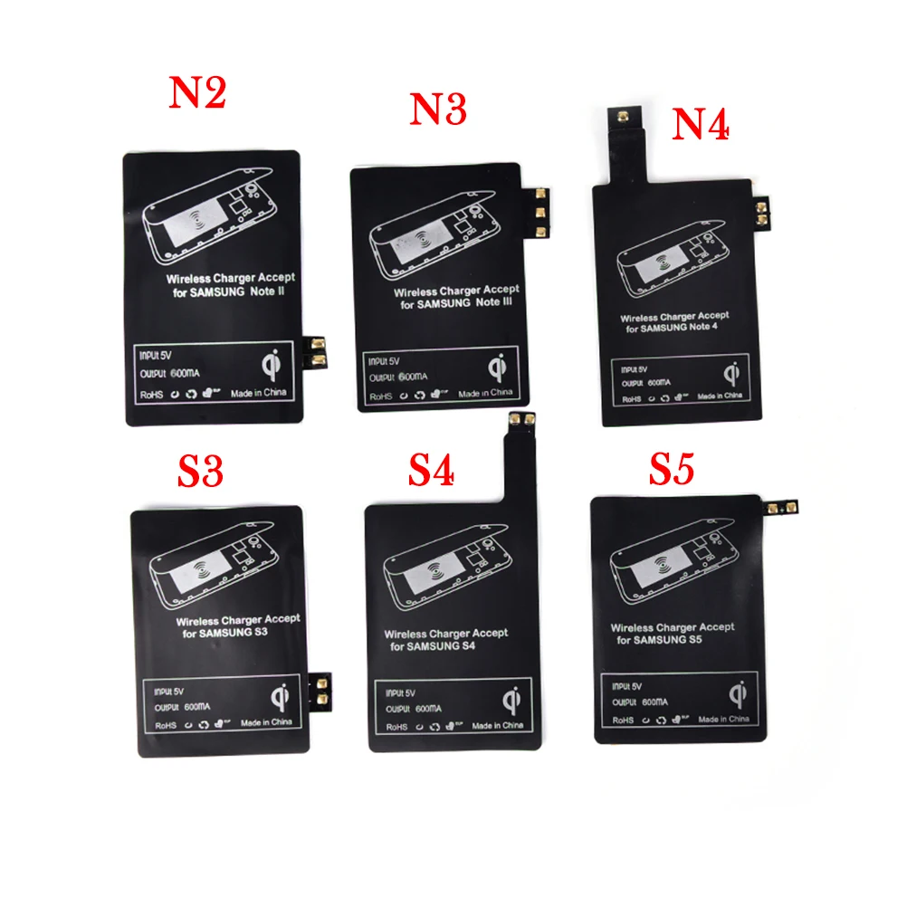 1 шт. Qi Беспроводное зарядное устройство для Samsung Galaxy S3 S4 S5 Note 2 3 4|Компьютерные