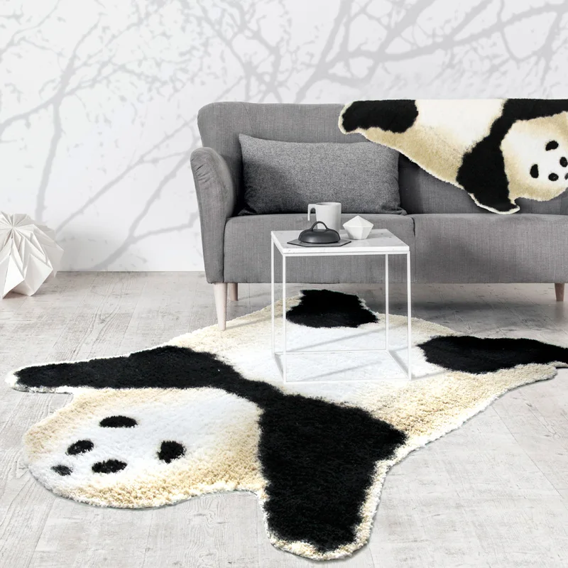 

150X190CM Cute Plush Carpets For Living Room Home Bedroom Soft Rugs And Carpets Coffee Table Area Rug Children Play Mat