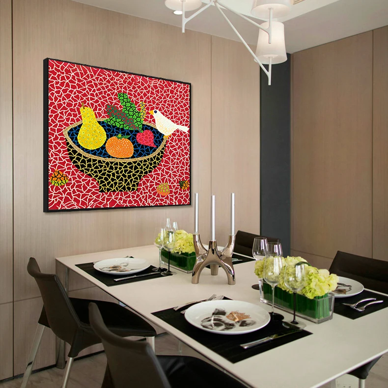 Постеры настенный художественный Декор Печатный холст картина для гостиной Yayoi