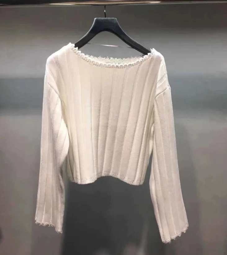 2018 women autumn tops sweater 2colors wh180704 | Женская одежда