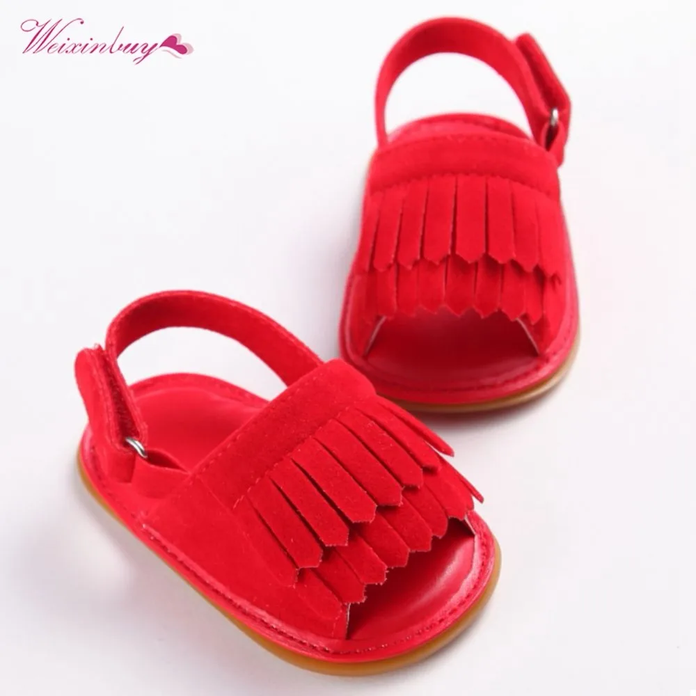 WEIXINBUY модная обувь из искусственной кожи для маленьких мальчиков девочек летняя