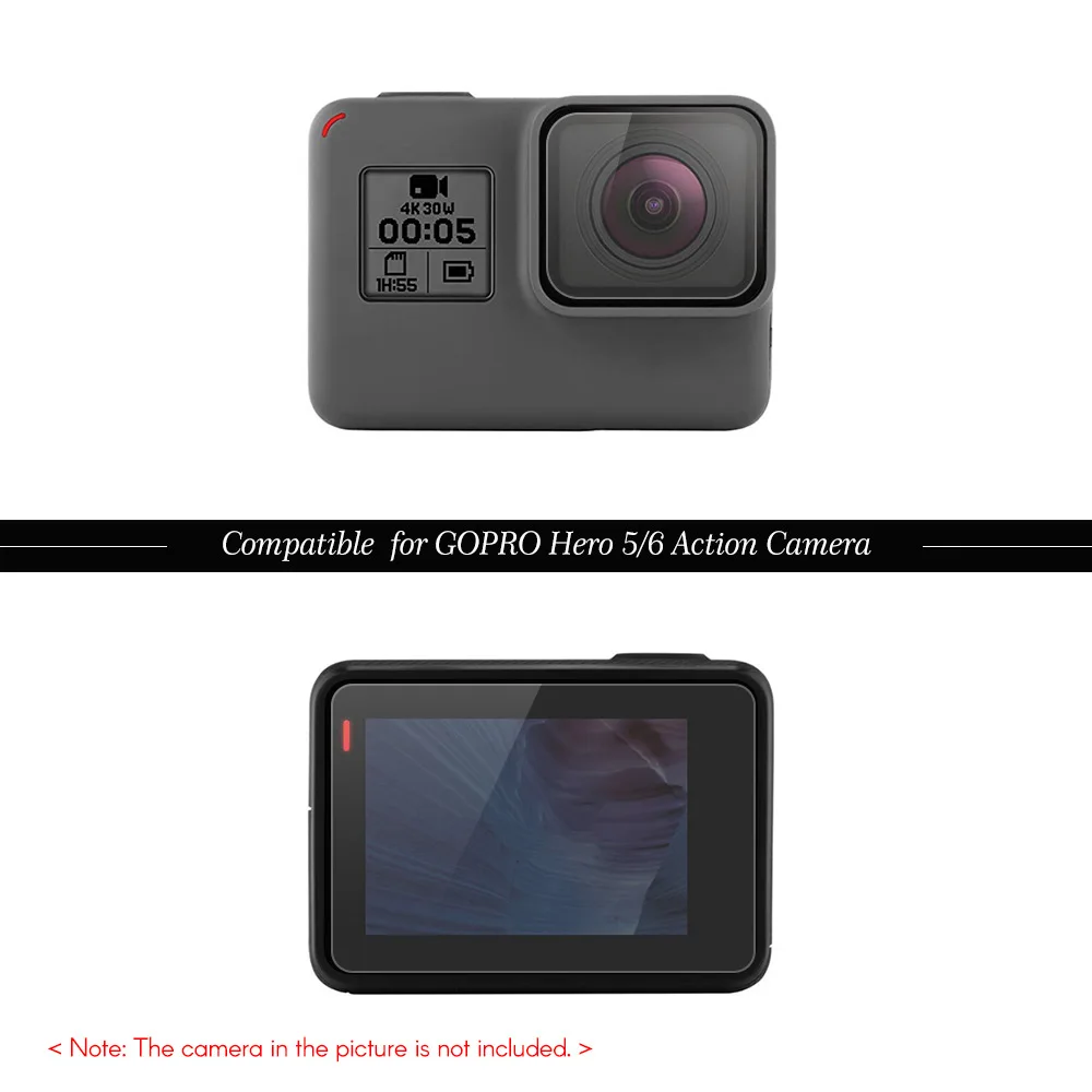 Защитная пленка для камеры из закаленного стекла GOPRO Hero 5 6 7 экшн объектив ЖК экран