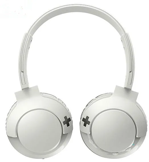 Белый Головная повязка беспроводная гарнитура Philips SHB3075 с Bluetooth 4,1 регулятор громкости литий-полимерный для Iphone X официальная проверка - Цвет: Белый