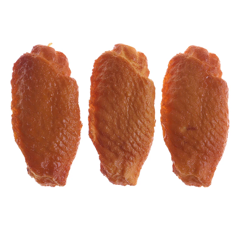 Кухонная игрушка искусственные куриные крылья ПВХ имитация поддельные модели