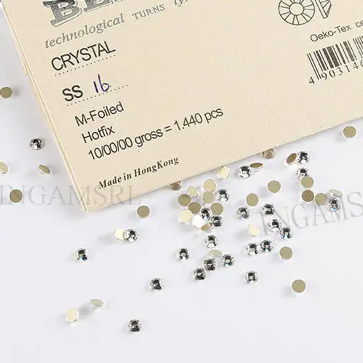 SS16 1440PCS SS3-SS40 не горячей фиксации FlatBack шитье стразами ткань одежды Стразы дизайн ногтей камень 033 - Цвет: SS16 1440PCS