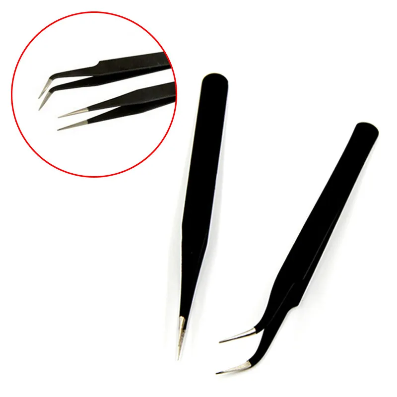 

2Pcs/lot High Quality Acrylic Gel Stainless Steel Nail Art Rhinestones Paillette Nipper Picking Clipper Trimmer Tool