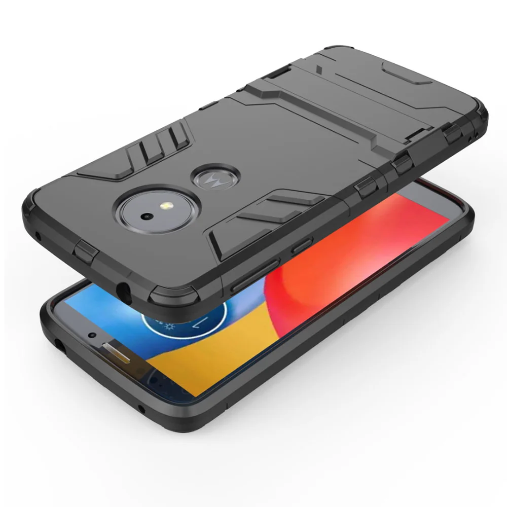 ZGAR For Motorola Moto E5 Case Kickstand Hard Anti Kncok Celular Fitted Phone Bags Cases for MotoE5 E 5 | Мобильные телефоны и