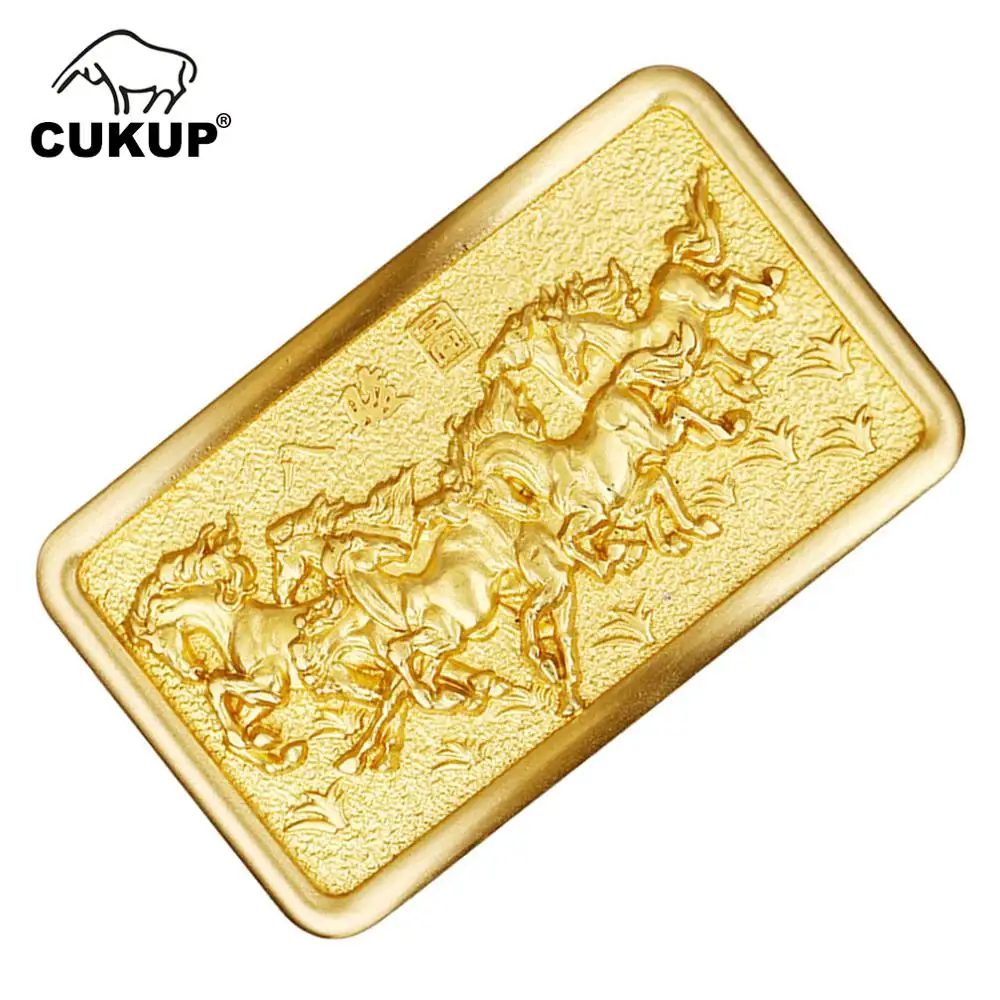 

CUKUP Famous Brand Belts Chinese Styles Dragon Pattern Buckle DIY Solid Brass Belt Buckles Zodiac Youth 2018 New Design BRK017