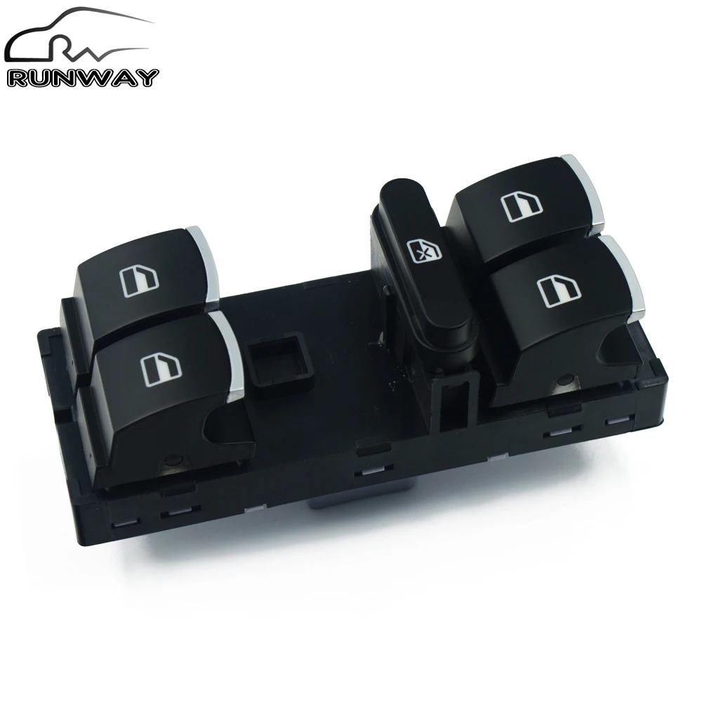 Переключатель питания левого стекла для VW Passat CC Jetta Golf Rabbit Tiguan Seat Altea Ibiza Leon Toledo