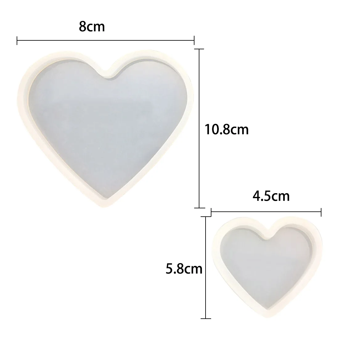 1 шт. Сделай Сам надпись сердце любовь мягкая глиняная основа форма для грязи