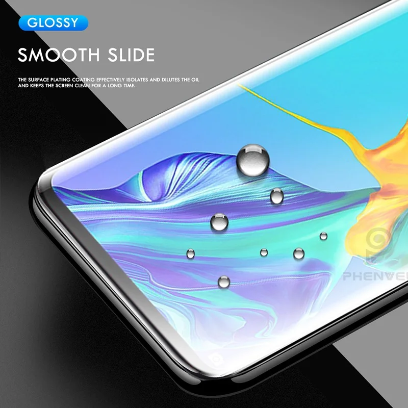 3D гелевая Защитная пленка для Huawei P30 PRO P20 Lite глянцевая экрана P10 0 1 мм Гидрогелевая