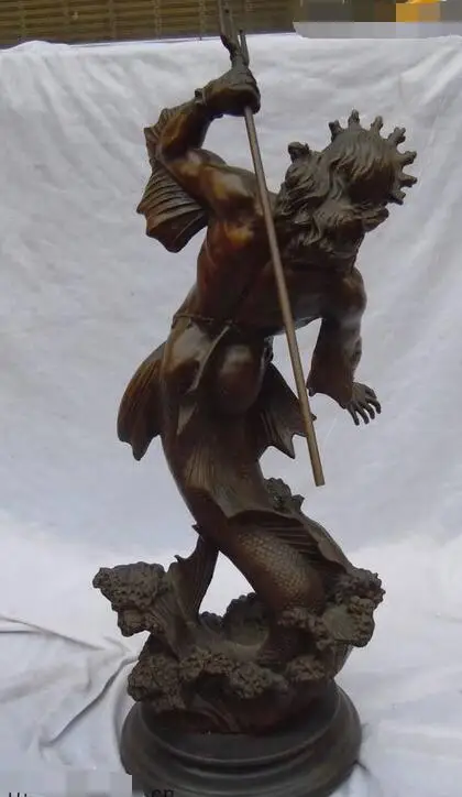 19 &quotкитайская Бронзовая мраморная Западная ХУДОЖЕСТВЕННАЯ резная статуя