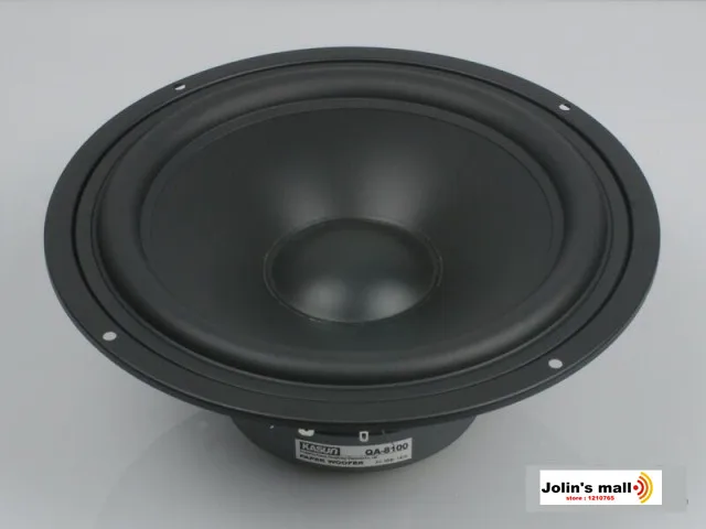 2 шт./лот Kasun QA-8100 8 ''басовый динамик ПП конусная сталь мин-бас Средний бас НЧ-динамик Номинальная мощность 140 Вт