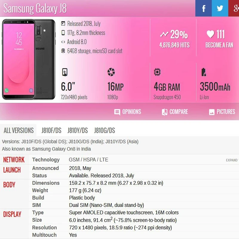 Для samsung Galaxy J8 2018 J810 Экран ЖК-дисплей Дисплей + сенсорный экран SM-J810 J810M Замена с