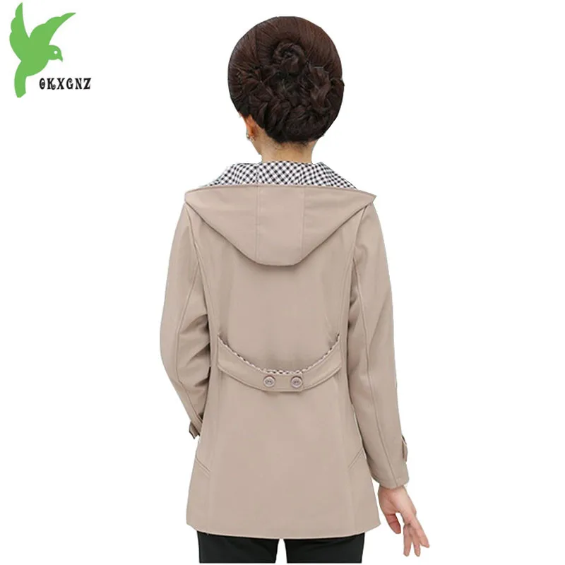 Новинка весенний Женский Тренч костюм для матери среднего возраста повседневные