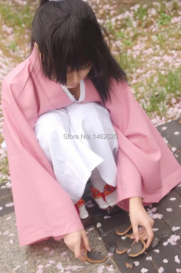 

Hakuouki Hekketsu kimono Yukimura Jiziru cosplay costume japanese anime Cartoon women clothes Clog for Halloween