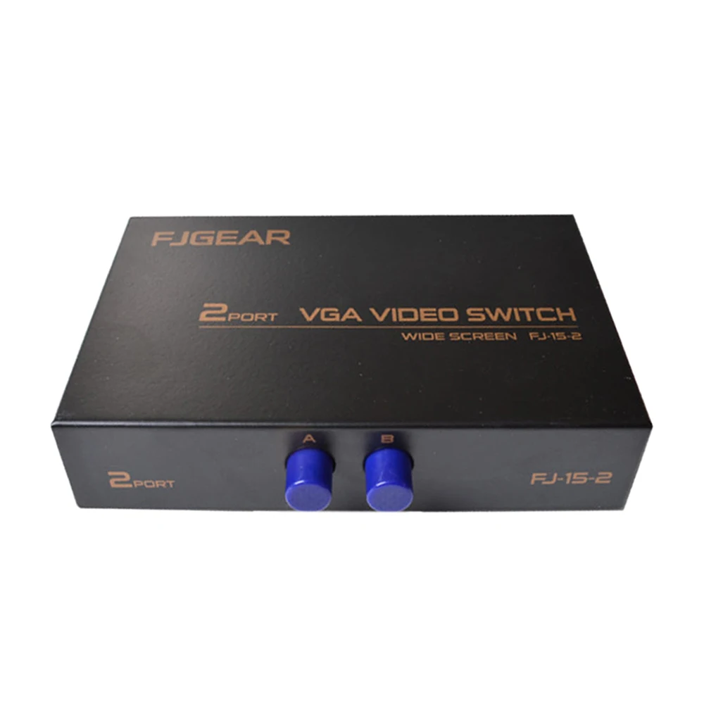 30 мГц 1 до 2/4 VGA Splitter конвертер адаптер Combo экран совместно используемое устройство