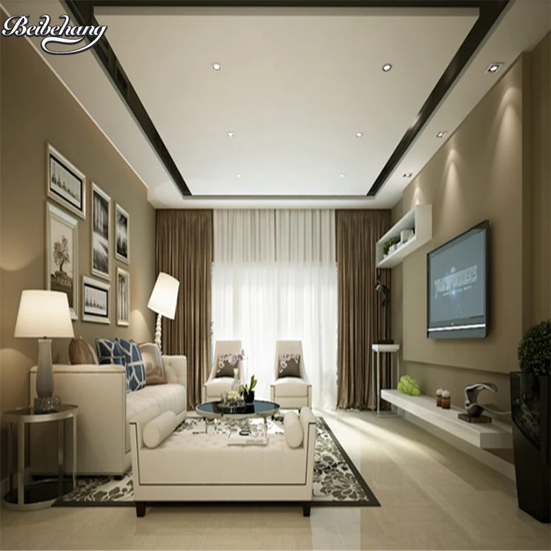 Обои beibehang хаки из нетканого материала в современном минималистичном стиле обои