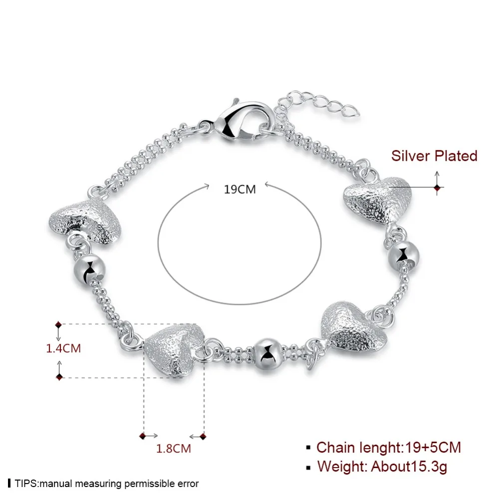 Модные браслеты для женщин Роскошные из стерлингового серебра N925 Свадебные