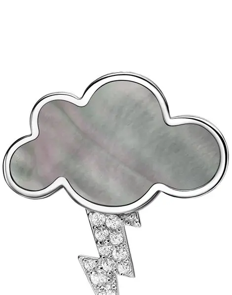 Juftii черный рябчик Клоу Thunder Серьги-гвоздики украшения для женщин | Украшения и