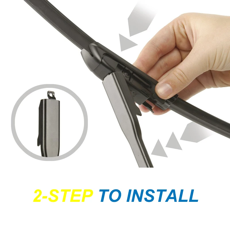 2 шт. стеклоочистителей + Бесплатные резиновые изделия для Citroen C5 2008-2017 28 &quot+ 22&quot