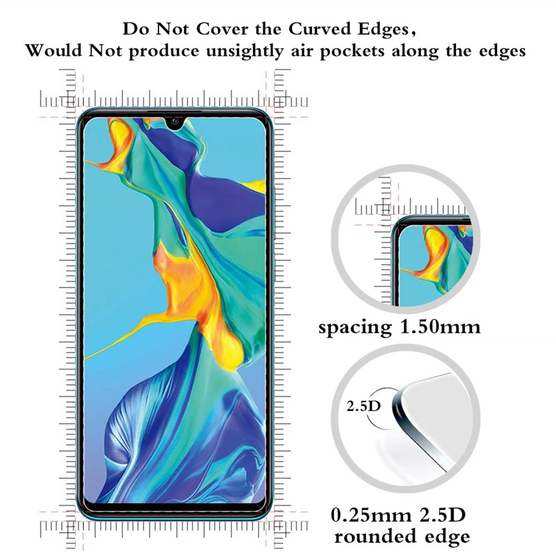 2 шт. защитное закаленное стекло для экрана Huawei P20 Pro P30 Mate 20 Lite 10 | Мобильные