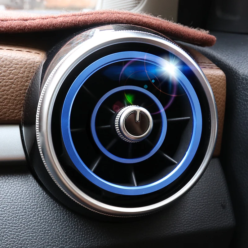 

4pcs for MG ZS Air outlet decorative frame Air outlet knob frame Decorative circle sticker
