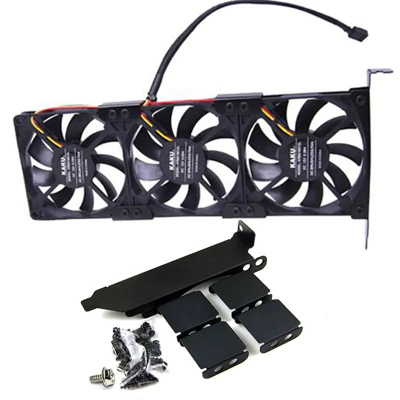 Основная коробка DIY Raphics карта 8-9 см Поддержка трех вентиляторов поддержка