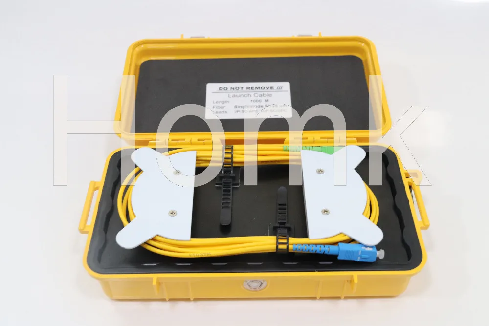 Оптическое волокно OTDR Launch Cable Box одиночный режим SC/APC-SCUPC 1 км | Мобильные телефоны и