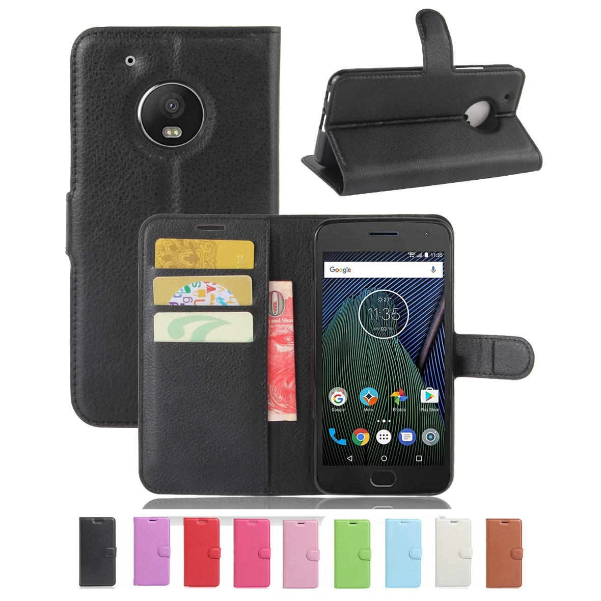 Кошелек чехол для MOTO Motorola один X4 C G6 G5S E4 Z2 G4 плюс G3 Z Force играть E5 M из искусственной