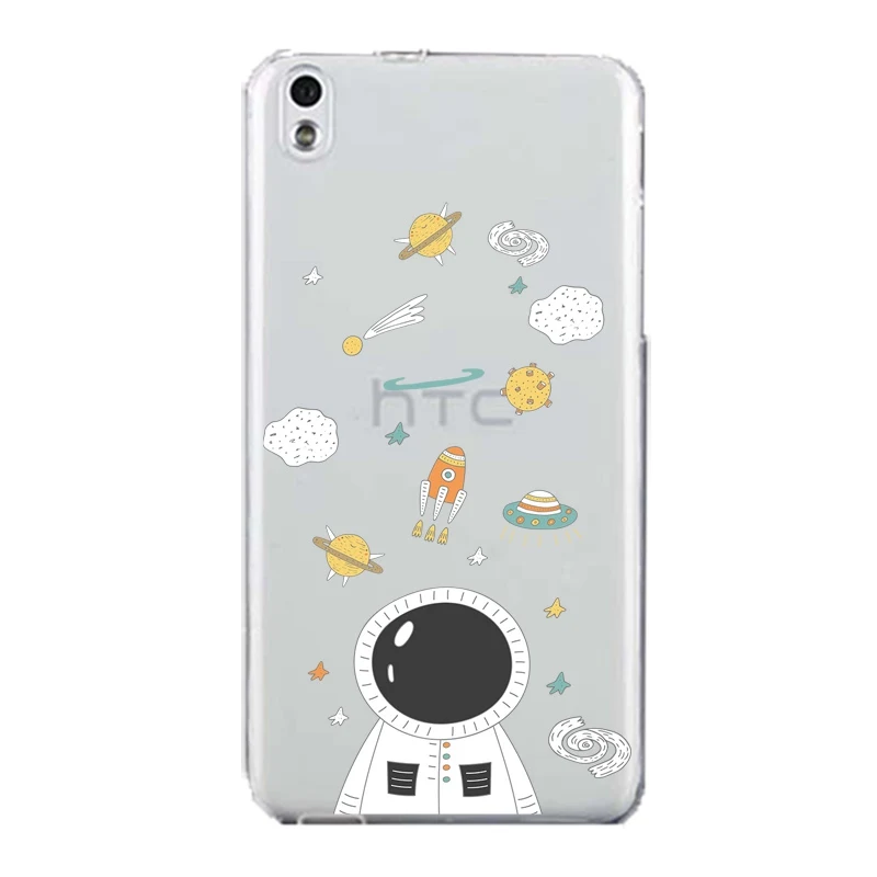 Мягкий прозрачный чехол для телефона из ТПУ Rocket HTC D820 M8 M9 A9 Мандала Флора
