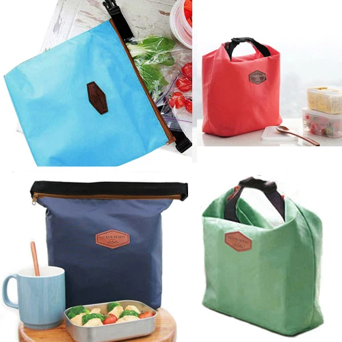 Однотонная Сумочка для ланча Женская водонепроницаемая сумка еды bolsa almuerzo термос