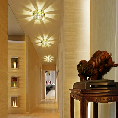 Colorpai 5 Вт Светодиодный светильник современный потолочный для спальни Балконная