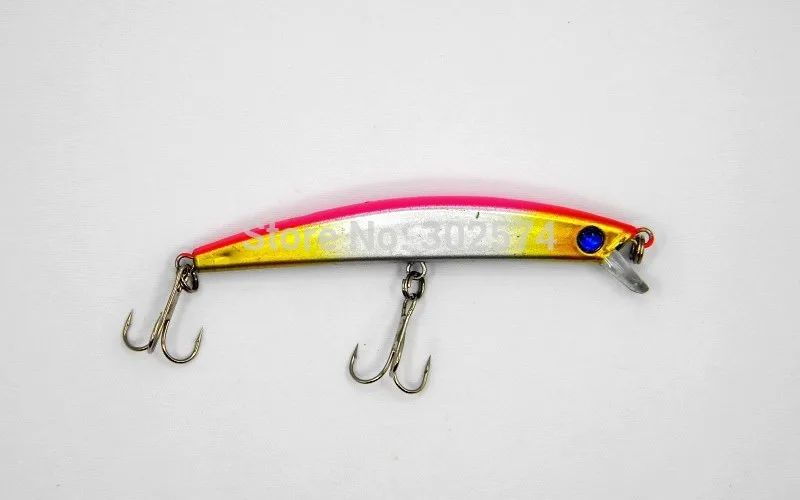 6 шт. / лот минноу для рыбалки приманки 9 5см - 7.2G # крючки рыба minow снасти жёсткая