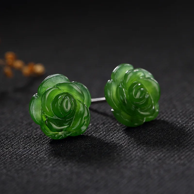 Серьги Brinco Inlay hitian модные серьги с цветком сливы Винтажные 2018 | Украшения и