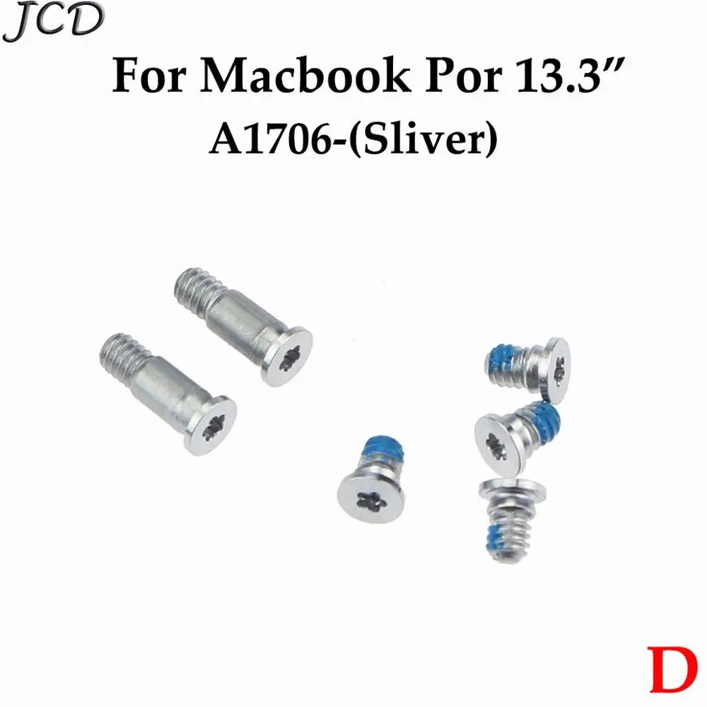 Винты на заднюю крышку корпуса компьютера JCD для MacBook Pro 13 &quot15" A1278 A1398 A1425 A1706 A1707