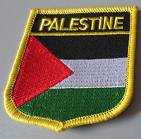 Badge Shield Patch Нашивки с национальным флагом и Металлический Нагрудный значок с флагом - Цвет: Badge Shield Patch