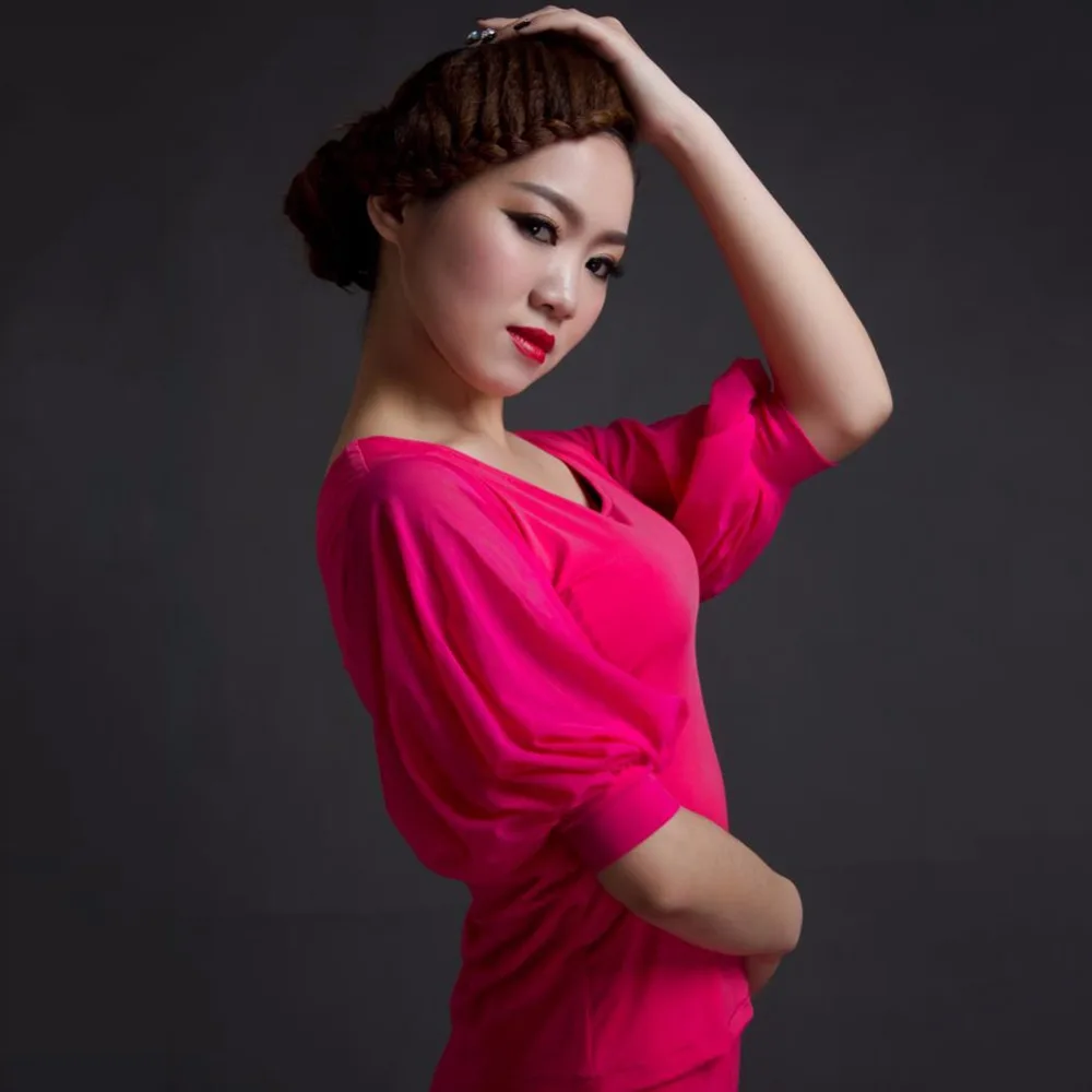 2017 популярные женские Современные топы для танцев разные цвета с коротким