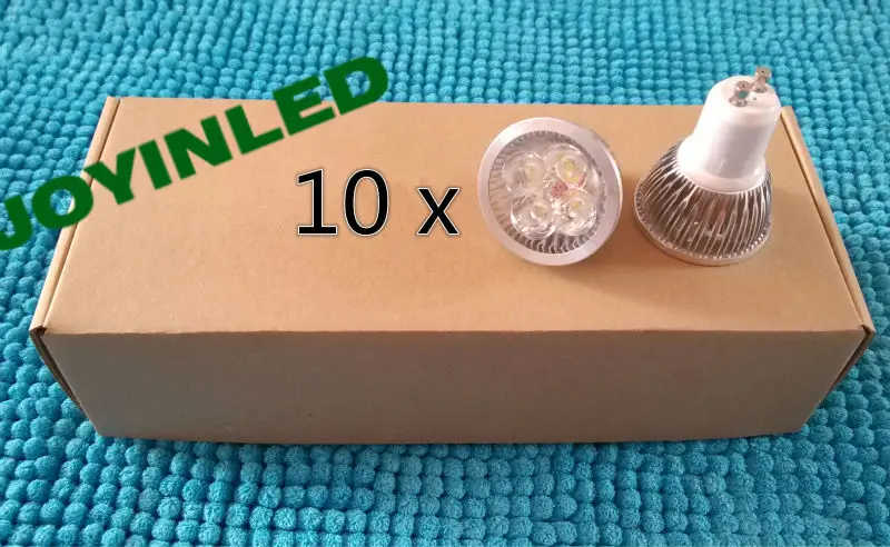 Оптовая продажа 10 шт. AC85 265V 3 Вт 4 теплый белый/холодный белый высокомощный