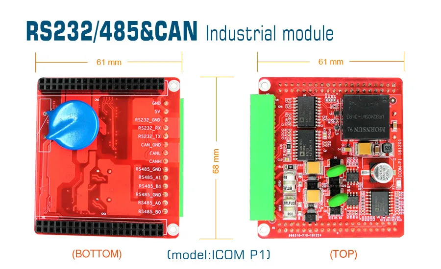 RS232 RS485 CAN 4G NB IOT поддержка Quectel EC20/EC25/BC26 Расширенный модуль imx6ul компьютер